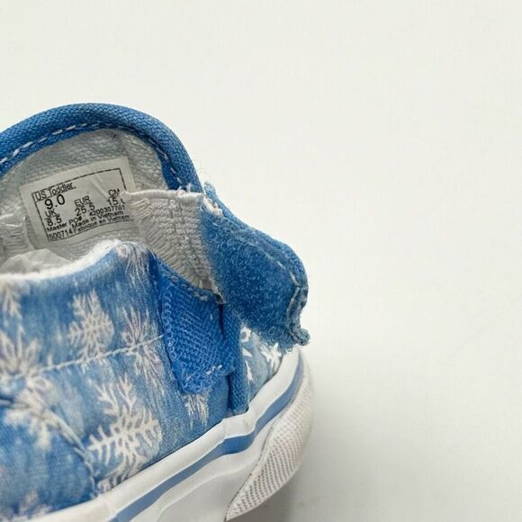 Vans Frozen Winter Theme Aplix Slip On Sneakers - Toddler US 9 - Picture 11 of 12